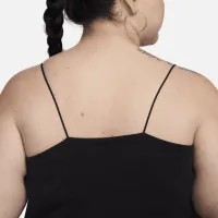 Nike Sportswear Chill Knit жіноча Tight Mini-Rib Cami Костюм (великі розміри) колір чорний