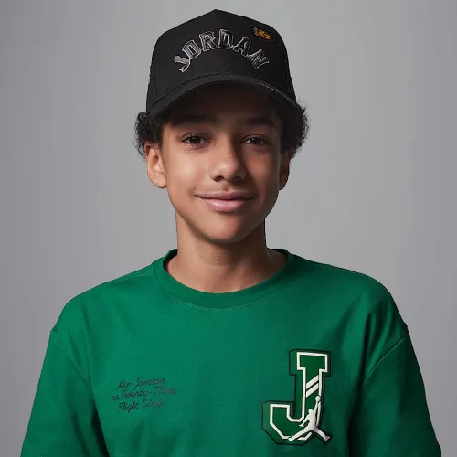 Nike Jordan Big детские Signature Curved Brim Cap цвет черный