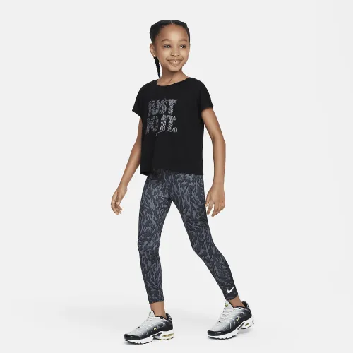 Nike Dri-FIT Little детские 2-Piece лосины набор цвет серый