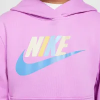 Nike Sportswear Club Fleece Big детские Толстовка с капюшоном цвет фиолетовый
