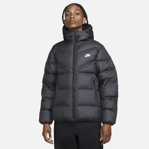 Nike Windrunner PrimaLoft® мужские Storm-FIT Hooded Puffer Куртка цвет черный