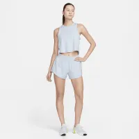 Nike One Classic женская Dri-FIT Cropped Tank Top синий