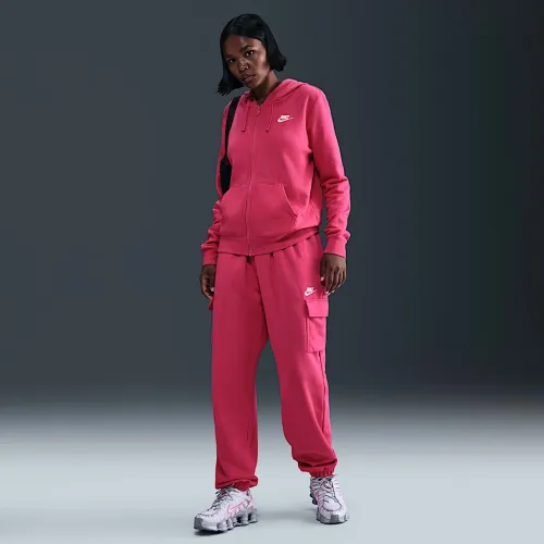 Nike Sportswear Club Fleece женская Mid-Rise оверсайз Cargo Sweatpants Pink