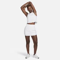 Nike One Classic женская Dri-FIT Cropped Tank Top цвет белый