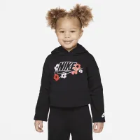 Nike Floral Fleece Toddler Graphic Толстовка с капюшоном цвет черный