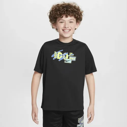 Nike Multi Big детские (для мальчиков) Dri-FIT Top цвет черный