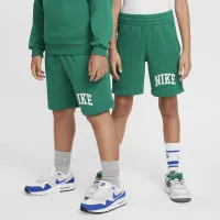 Nike Sportswear Club Big детские French Terry шорты цвет зеленый