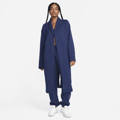 Nike Sportswear Modern Fleece жіноча оверсайз French Terry Duster блакитний