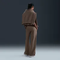 Nike Sportswear Phoenix Fleece жіноча З високою талією Wide-Leg Graphic Pants колір коричневий