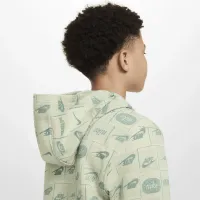 Nike Sportswear Club Fleece Big дитячі Толстовка з капюшоном колір зелений