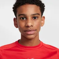 Nike Multi Big детские Dri-FIT Short-Sleeve Top цвет красный