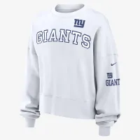New York Giants жіноча Nike NFL Pullover Crew колір білий