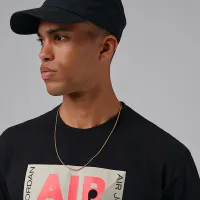 Nike Jordan мужские Graphic футболка цвет черный