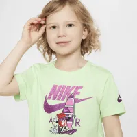 Nike Air Little дитячі Boxy Windsurfing футболка колір зелений