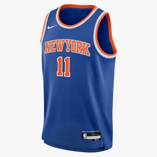Jalen Brunson New York Knicks 2024/25 Icon Edition Big дитячі Nike NBA Swingman Jersey блакитний
