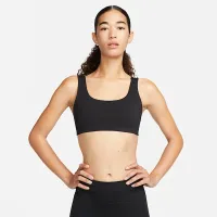 Nike Alate All U женская Light-Support Lightly Lined U-Neck Sports Bra цвет черный