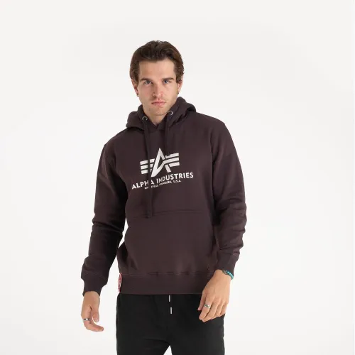 Кофта/футболка Alpha Industries Basic Hoody 178312696 - коричнева