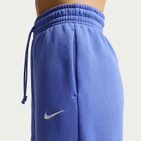Nike Sportswear Phoenix Fleece женская С высокой Талией Wide-Leg Pants синий