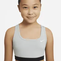 Nike Swoosh Big детские (Girls') Sports Bra цвет серый