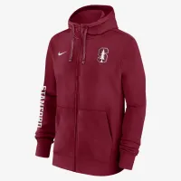 Stanford Cardinal Sideline Team Issue чоловічі Nike College Full-Zip Толстовка з капюшоном колір червоний
