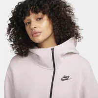 Nike Sportswear Tech Fleece жіноча оверсайз Full-Zip Толстовка з капюшоном Cape колір фіолетовий
