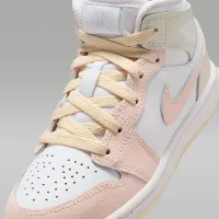 Nike Jordan 1 Mid SE Little детские Кроссовки цвет белый