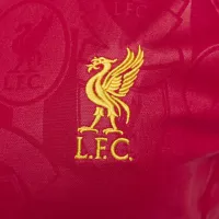 Liverpool FC Academy Pro жіноча Nike Dri-FIT Soccer Pre-Match Short-Sleeve Top Red