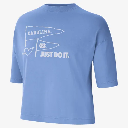 UNC женская Nike College футболка синий
