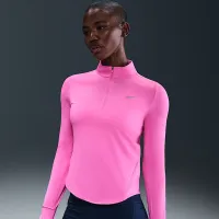 Nike Swift жіноча Dri-FIT UV 1/4-Zip Running Top Pink