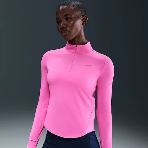 Nike Swift жіноча Dri-FIT UV 1/4-Zip Running Top Pink