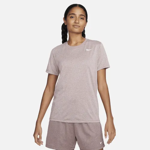 Nike Dri-FIT женская футболка цвет фиолетовый
