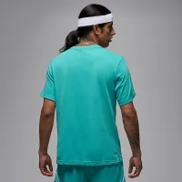 Nike Jordan Sport мужские Dri-FIT Short-Sleeve Top цвет зеленый