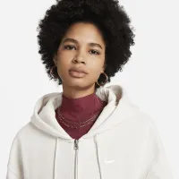 Nike Sportswear Phoenix Fleece жіноча оверсайз Full-Zip Толстовка з капюшоном колір коричневий
