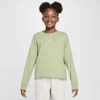 Nike Sportswear Essential Big дитячі (Girls') Long-Sleeve футболка колір зелений