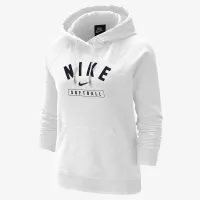 Nike Softball женская Pullover Толстовка с капюшоном цвет белый