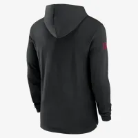 Atlanta Falcons Sideline мужские Nike Dri-FIT NFL Long-Sleeve Hooded Top цвет черный