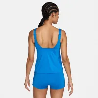 Nike Tankini женская Swimsuit Top синий