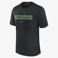 Oregon Ducks Sideline Player мужские Nike Dri-FIT College футболка цвет черный