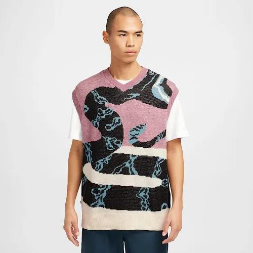 Nike SB Sweater Vest колір фіолетовий