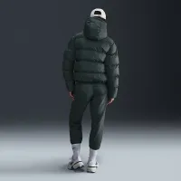 Nike Sportswear Metro Puffer женская Therma-FIT Loose Hooded Куртка цвет зеленый
