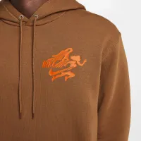 Nike Sportswear Club мужские Толстовка с капюшоном цвет коричневый