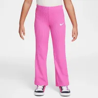 Nike Game, Swoosh, Match! Little детские Quarter-Zip Ribbed Top and лосины набор Pink