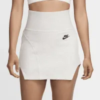 Nike Sportswear Tech Fleece женская С высокой Талией Mini юбка цвет серый