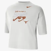 Texas женская Nike College футболка цвет серый