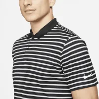 Nike Dri-FIT Victory чоловічі Striped для гольфу Polo колір чорний
