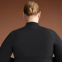 NikeSKIMS Matte женская Mock-Neck Full-Zip Куртка цвет черный