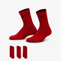 Nike Dri-FIT Elite Little детские Crew носки (3 пары) цвет красный