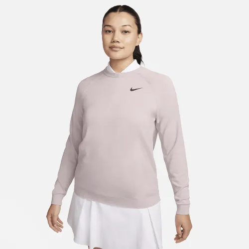 Nike Tour женская для гольфа Sweater цвет фиолетовый