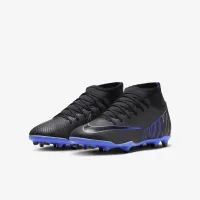 Nike Jr. Mercurial Superfly 9 Club Little/Big дитячі Multi-Ground High-Top футбольні бутси колір чорний