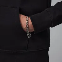 Nike Jordan Big дитячі Baseline Pullover Толстовка з капюшоном колір чорний